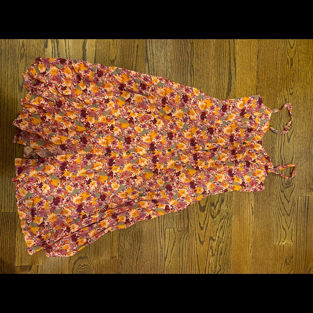 Urban Outfitters floral button dress